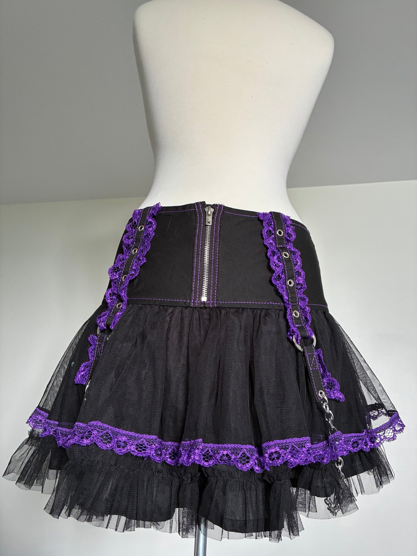 Purple & Black Tripp NYC Skirt