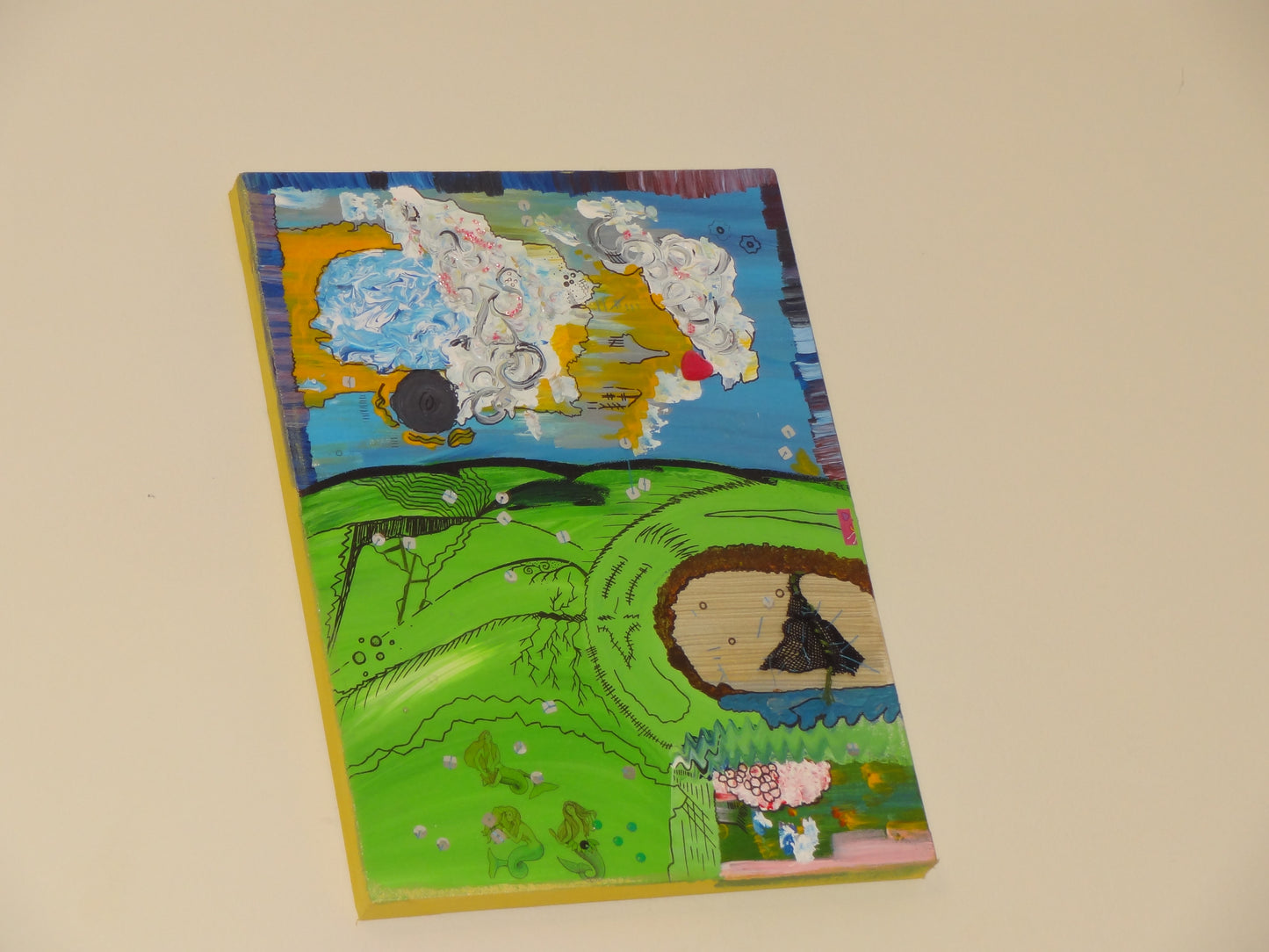 Magical Mermaid Dreamscape Painting