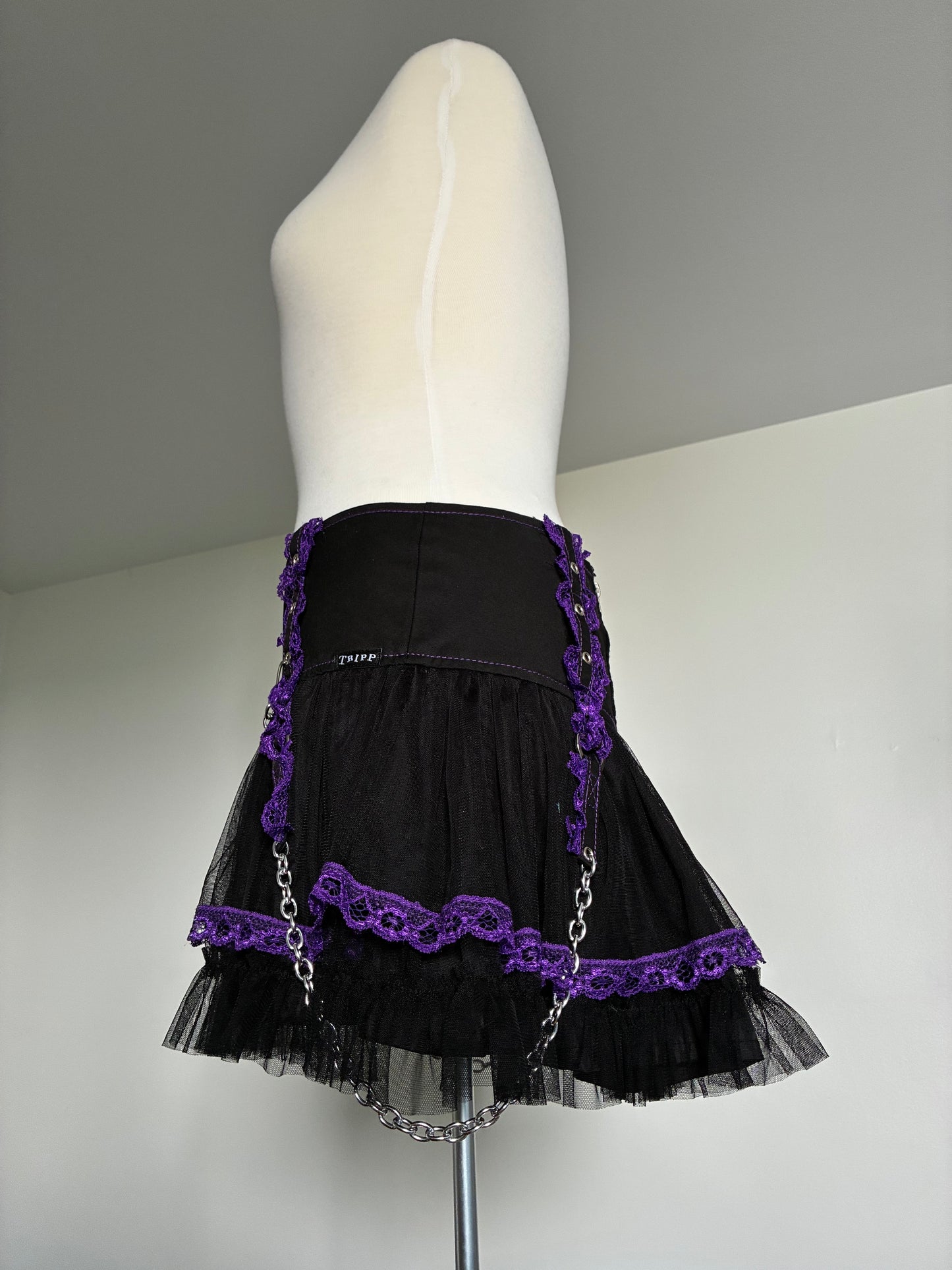 Purple & Black Tripp NYC Skirt