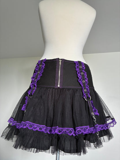 Purple & Black Tripp NYC Skirt