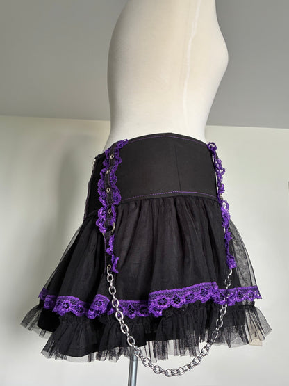 Purple & Black Tripp NYC Skirt