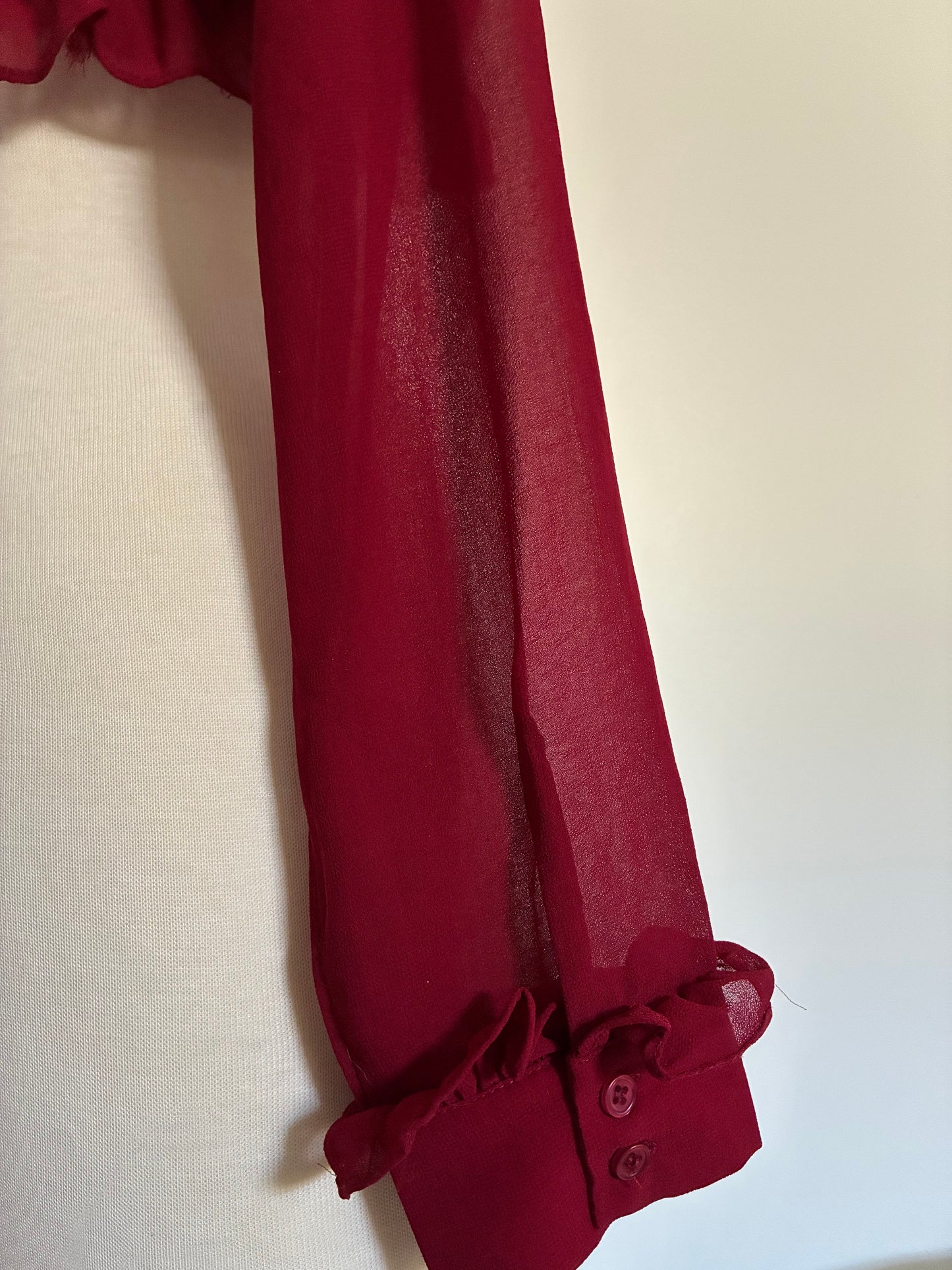 Red Vampish Crop Top