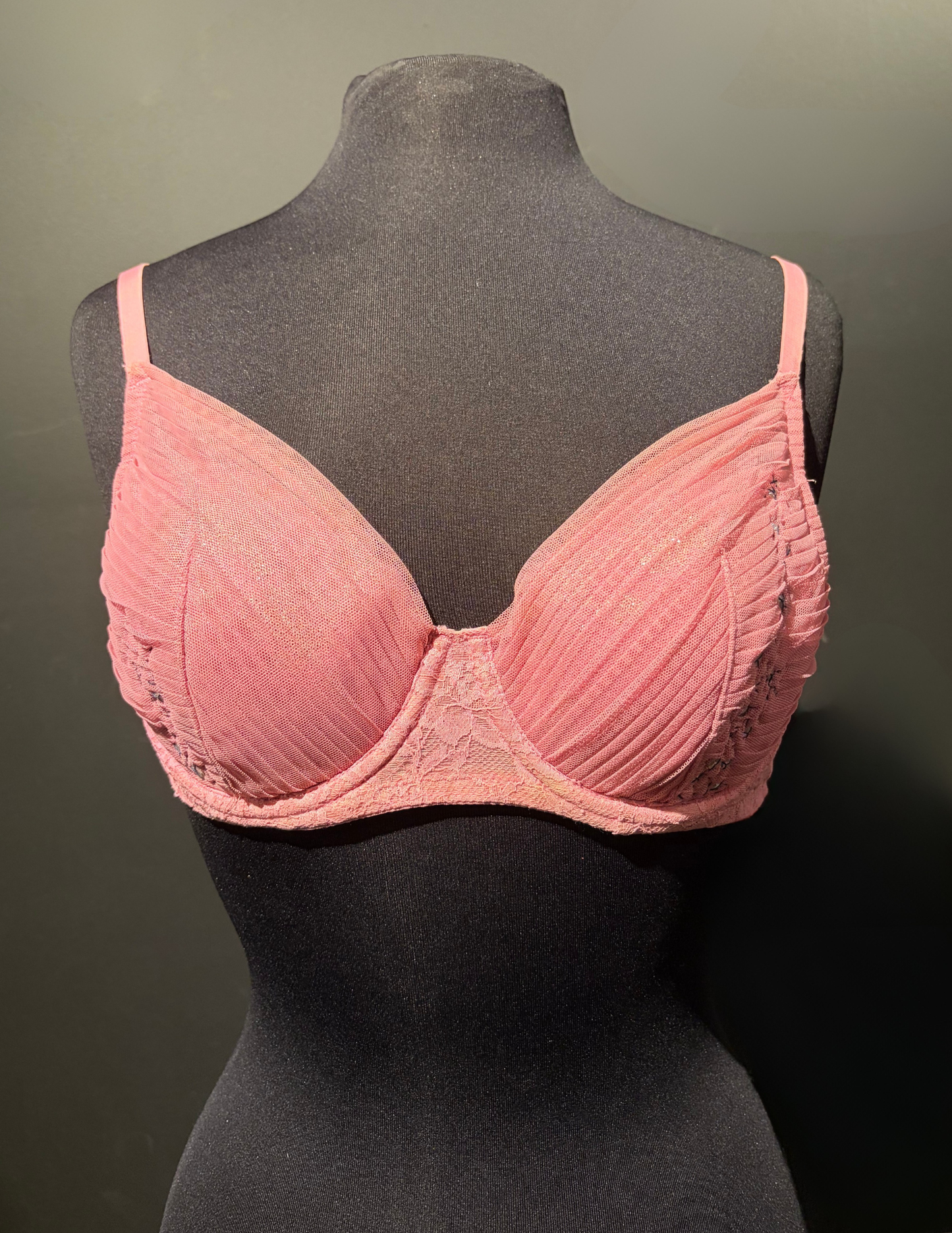 Pink Sparkles and Sequins Bra
