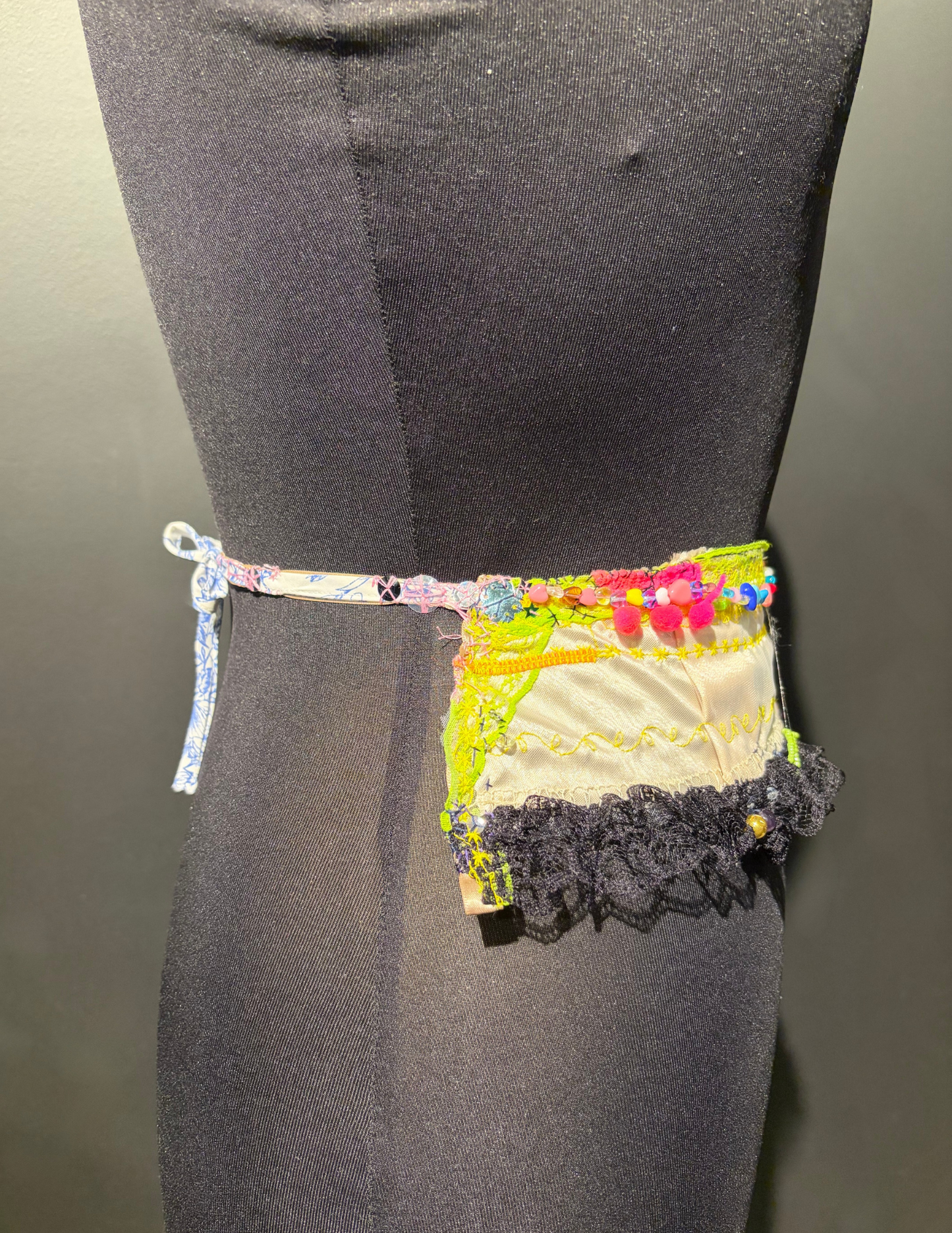 Rainbow Lace & Hearts Lingerie Mini-Piece